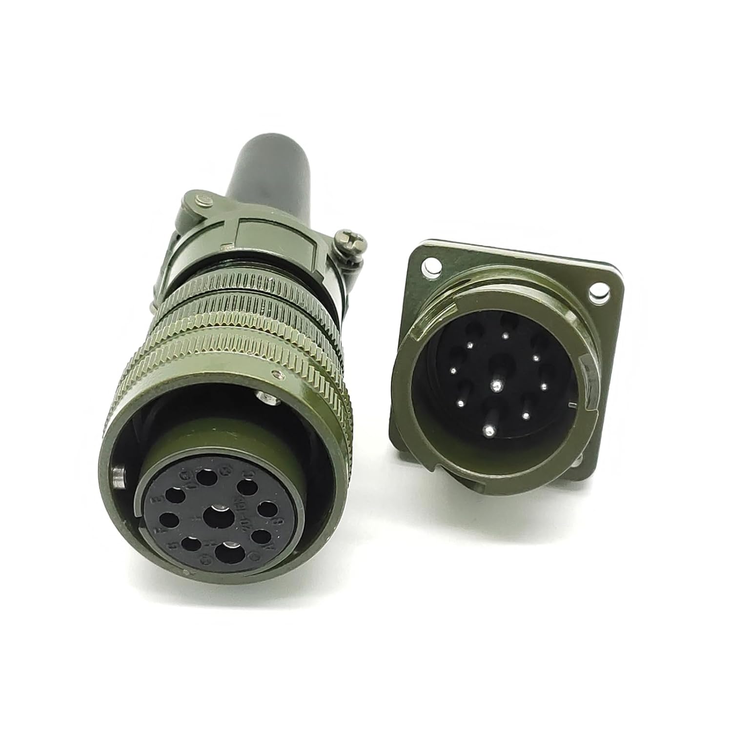 Military Spec Connectors MS3106A20-16 MS3102A20-16 Male and Female 9Pin Connector Bayonet Series