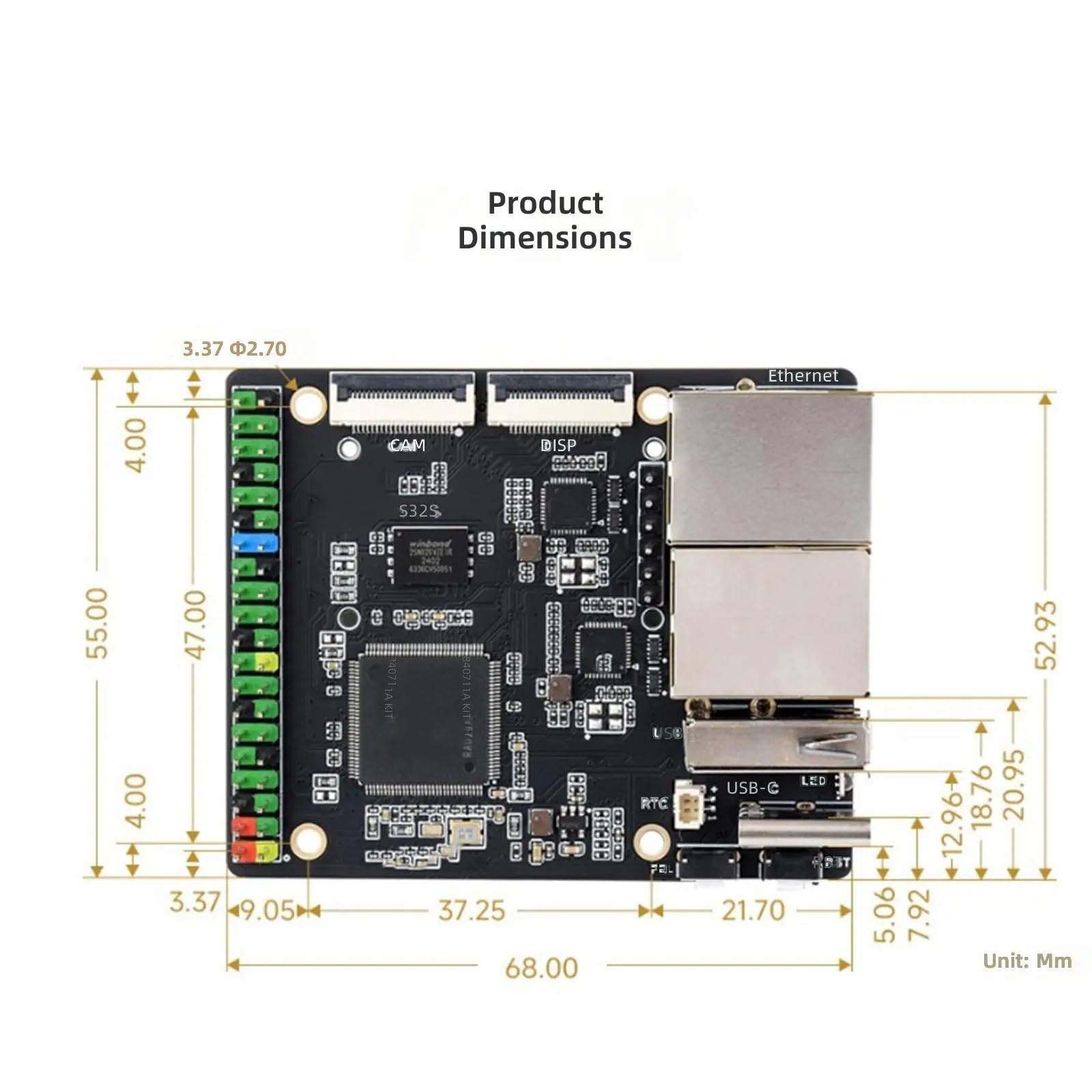 Ethernet con memoria DDR3 da 128 MB e archiviazione espandibile tramite slot doppio scheda Gigabit Ethernet