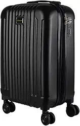 Mala Média 23KG Expansível ABS Ultra Leve Giratória Maldivas (Preta)