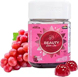 Gummy Hair Beauty Cabelo e Pele 60 gomas Biotina, Silício, Selênio, Cromo Sunflower