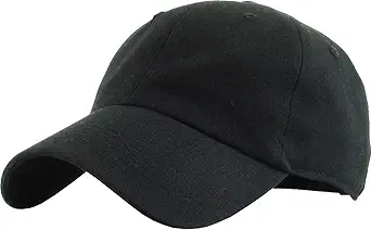KBETHOS® Classic Cotton Adjustable Low Crown Cotton Baseball Cap