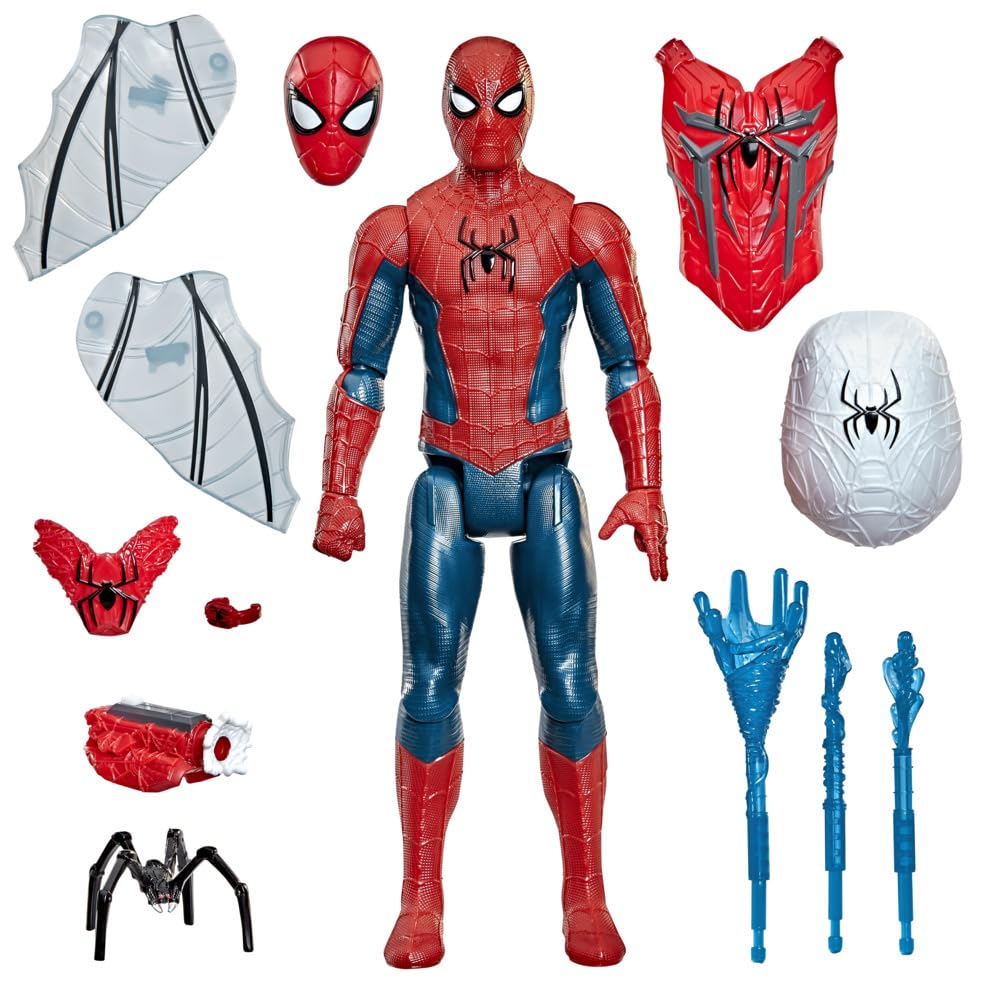Marvel Spider-Man Day Titan Series Ultimate Web Gear Action Figure, 29.2-cm Super Hero Toys and Figures, Ages 4+