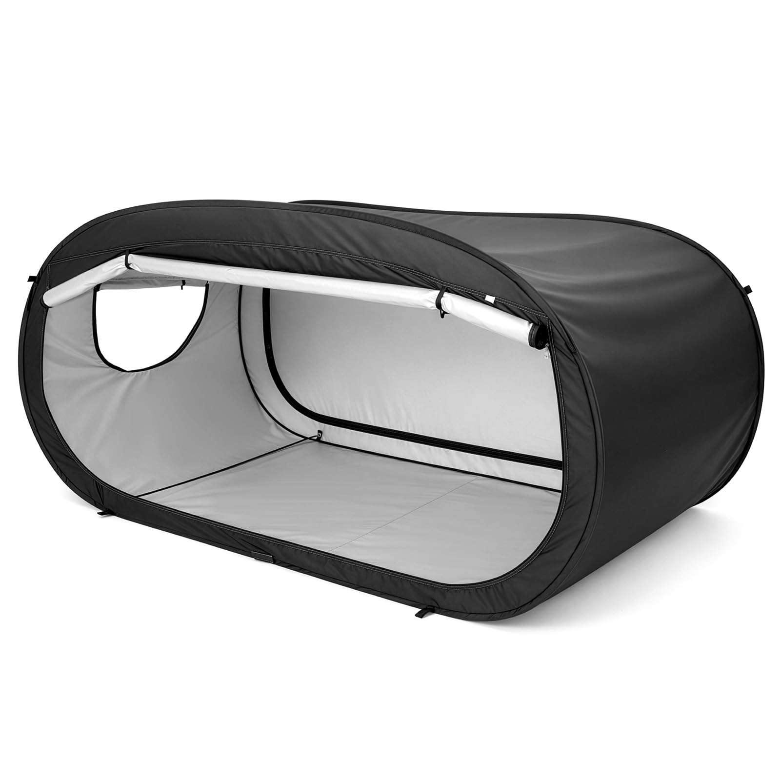2-Door Camping Tent, Portable Outdoor Sleeping Tent Shelter with Large Entrance, Compact Camping Privacy Tent for Camping, Hiking, Festivals and Outdoor Trips