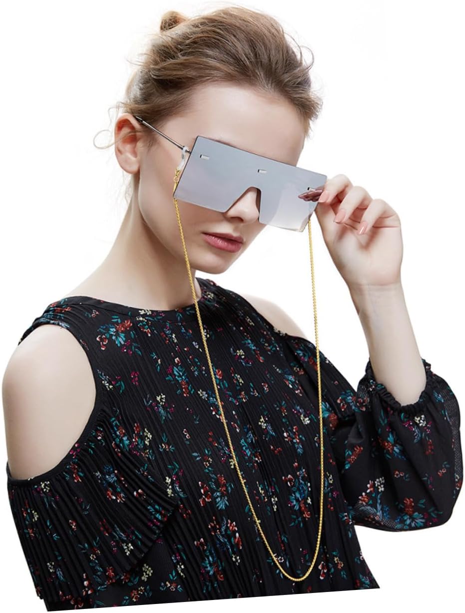 4pcs Metal Copper Glasses Chain Set Stylish Eyeglasses Accessory Black, Gold, Silver, Rose Gold Colors Versatile Sunglasses Strap for Women and Men Everyday Use