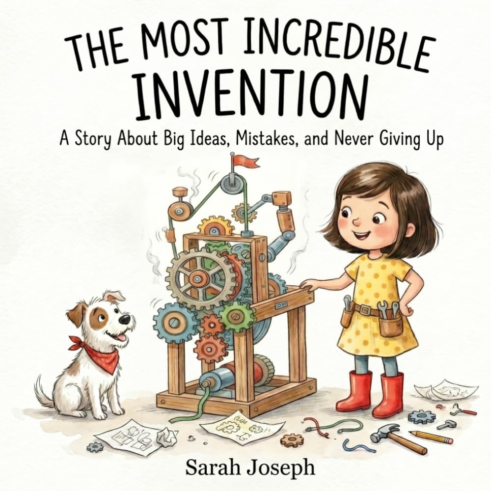 The Most Incredible Invention : A Story About Big Ideas, Mistakes and Never Giving Up: Learn Perseverance, Persistence, Resilience, Emotional ... Frustration, Anxiety and Disappointment