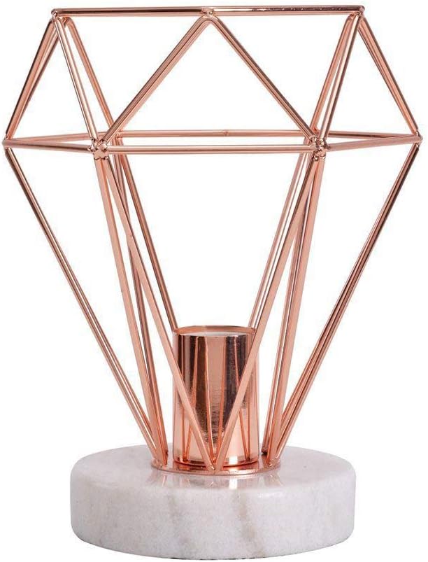 Lampworks Rose Gold Lamps Table Lamp Bedroom Decor Bedside Lamp Diamond
