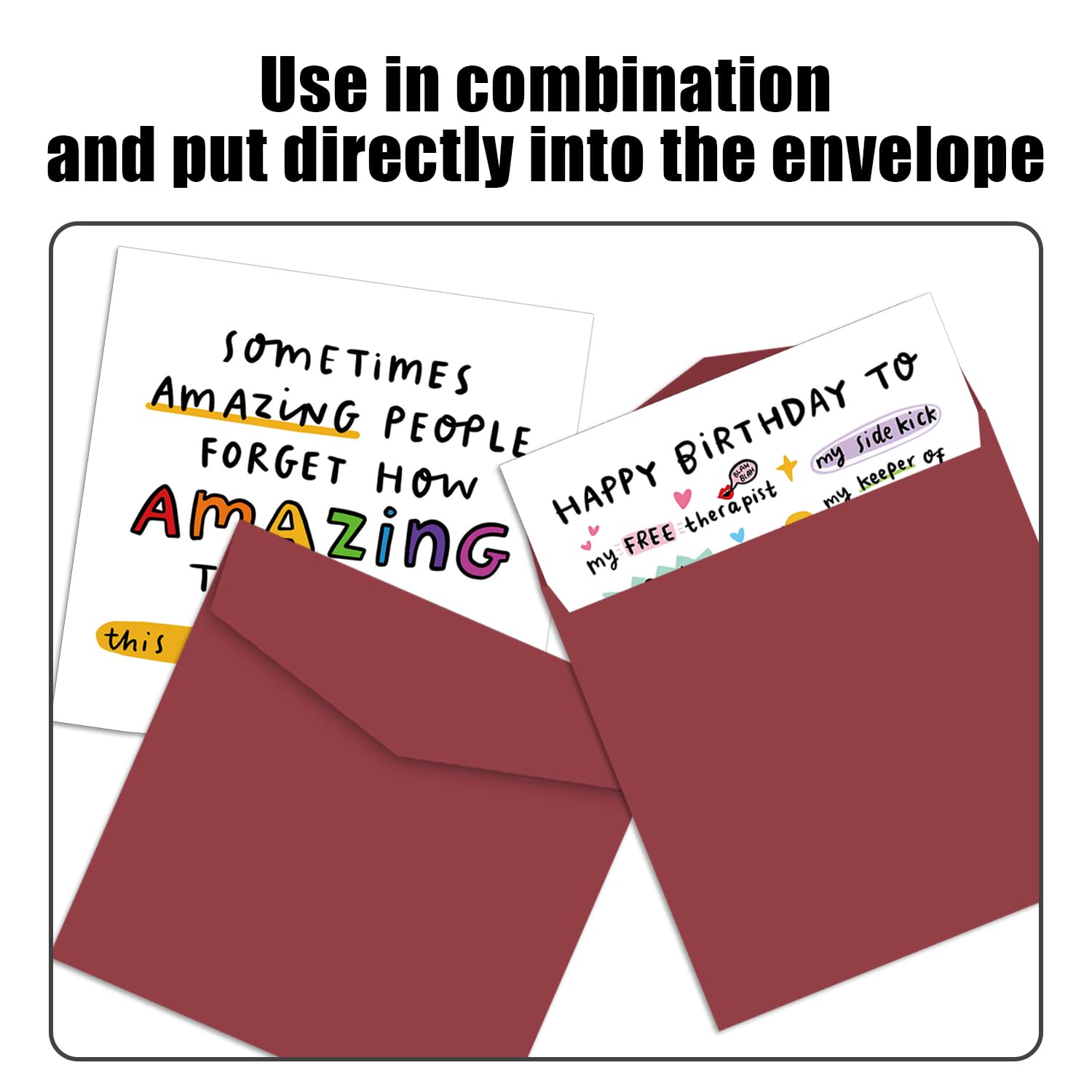 Central 23 Carte Anniversaire Meilleure Amie - Jolie Carte D'Amitié Lama - Carte De Remerciement Ou D'Appréciation Pour Les Amis - Cadeau Amie Femme - Livré Avec Autocollants - Par