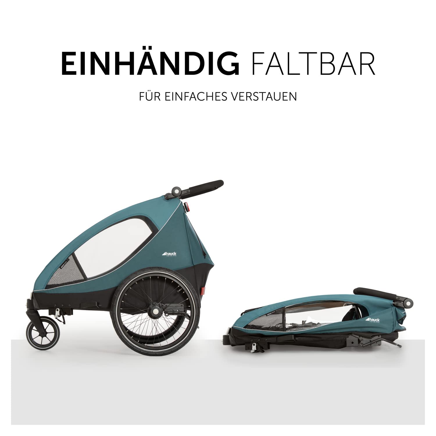 Hauck 2in1 Bike Trailer for Kids Dryk Duo