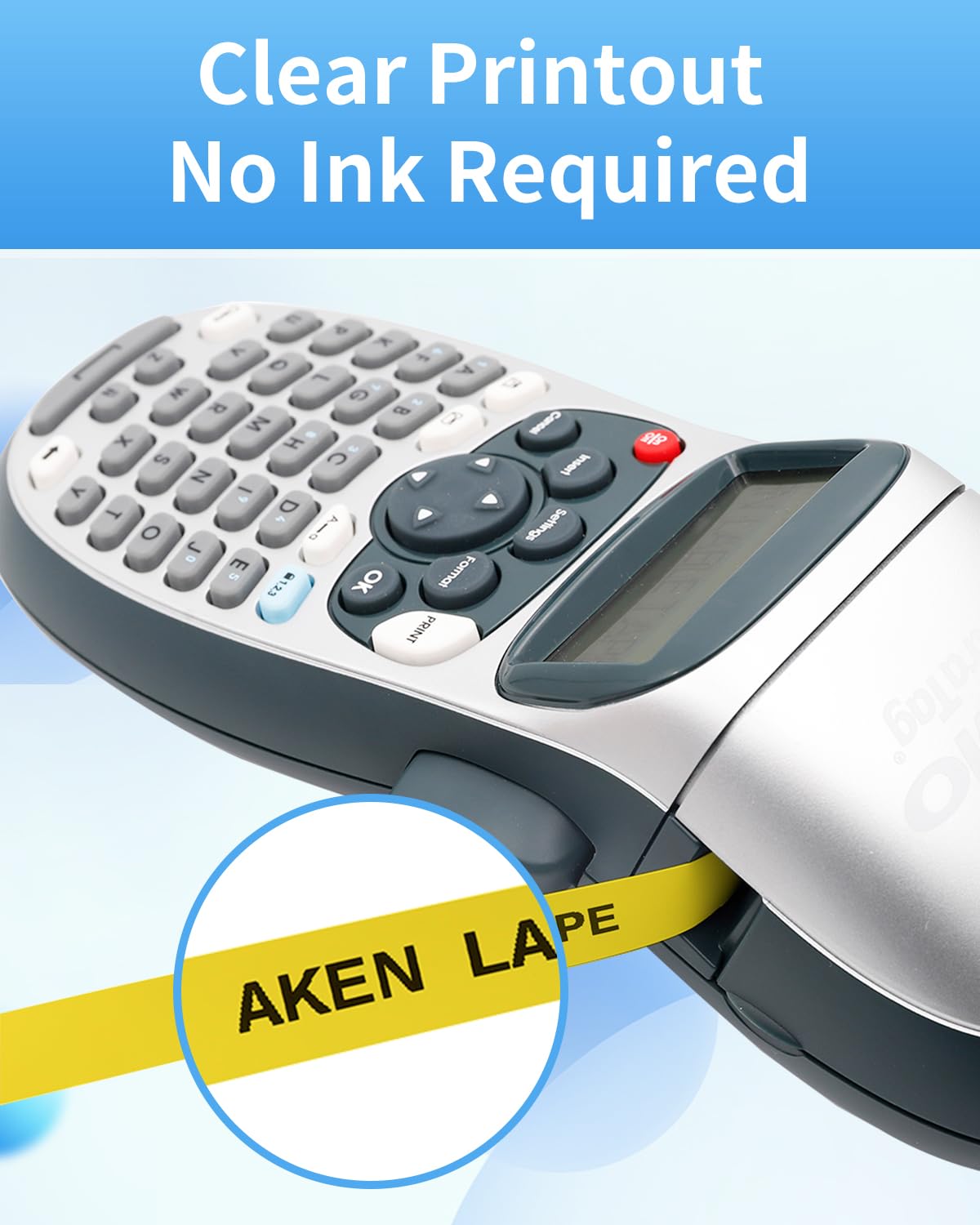 Nastro Etichette 12 Mm Giallo/Nero Per Dymo LetraTag - 5 Rotoli Da 4 M | Resistente Ad Acqua E Olio - Foto 2