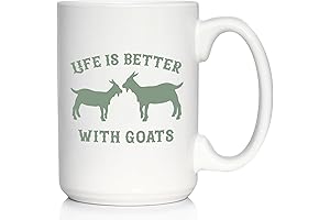 Life is Better with Goats - Goat decor Ceramic Mug