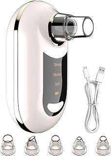 Pore Remover - Facial Vacuum Blackhead Extractor for Deep Pore Cleansing | Electric Skin Pore Cleansing Tool, Remover & Gentle Suction Device for Smooth and Updated Skin