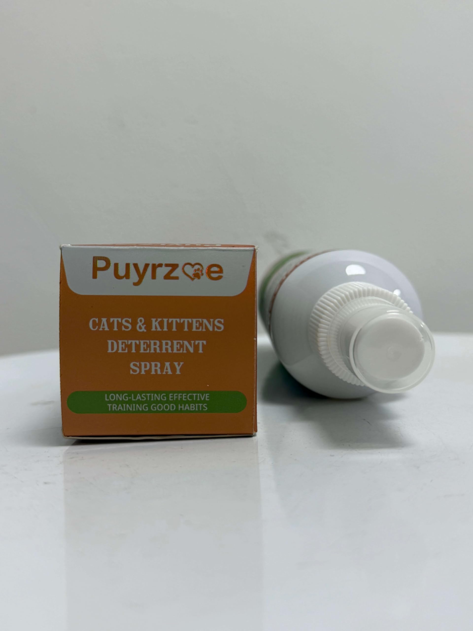 puyrzoe Spray répulsif naturel pour chat - Spray dissuasif pour chat intérieur et extérieur - Spray anti-rayures pour meubles, canapés, rideaux, plantes, chat - 200 ml