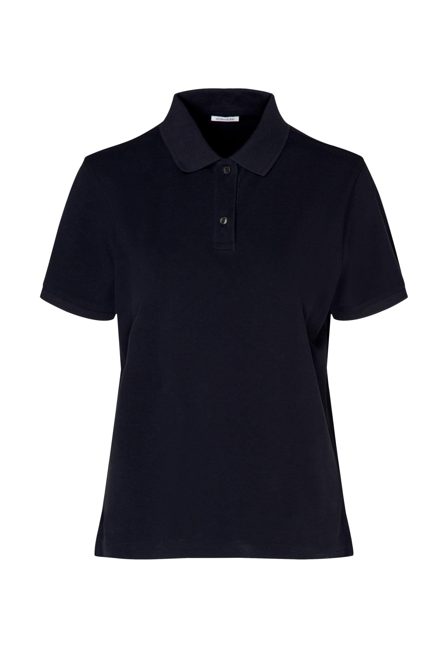 Seidensticker Damen Regular Fit Kurzarm Polo-Shirt Polohemd
