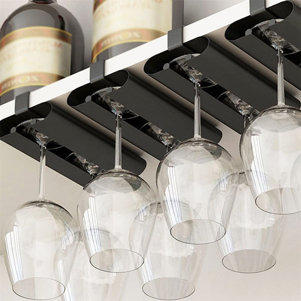 Appendi Calici Griglia Portacalici In Acciaio Inox Da Appendere - 55 Cm, Per Bicchieri Da Vino Griglia 55 Cm Già Montata