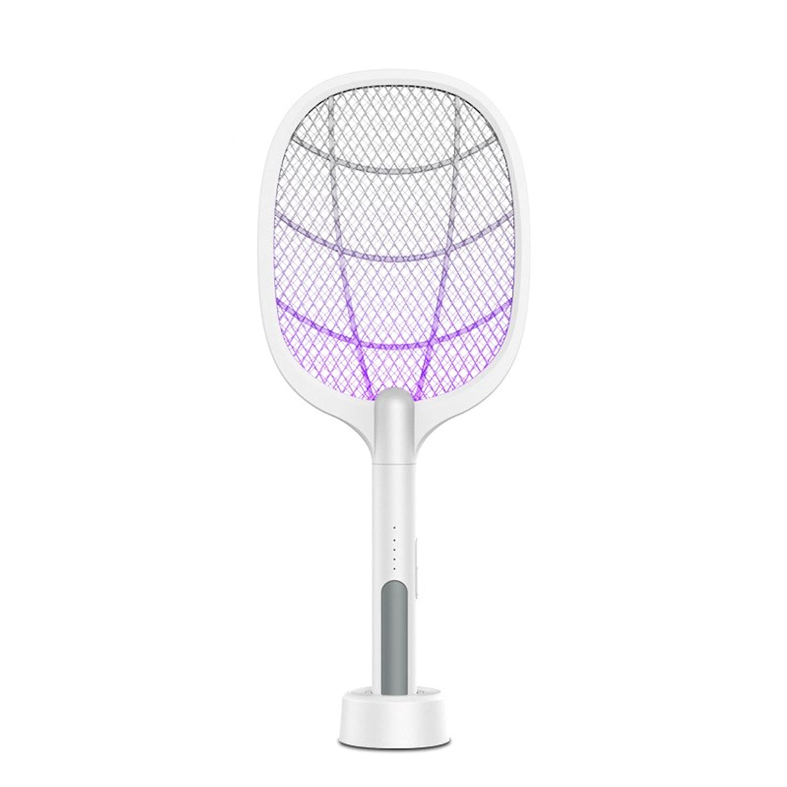 WWYL Electric Fly Swatter Bug Zapper USB Rechargeable Mosquito Racket, Fly Killer Electric Mosquito Swatter Bug Zapper Racket Bat (# - D)