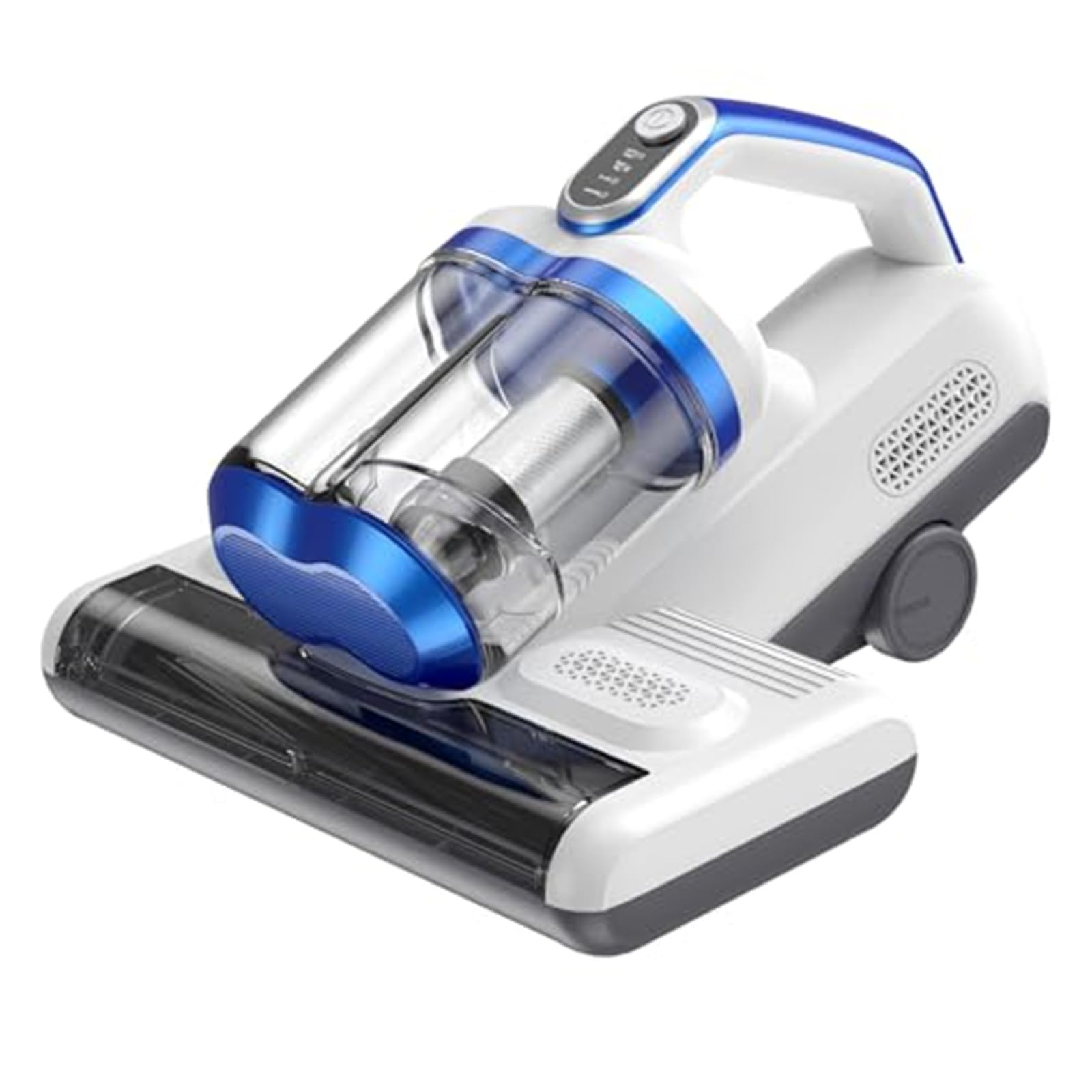 Mattress Vacuum Cleaner Bed Vacuum with 16Kpa Suction 253.7nm UV-C Light, 30000 Rpm/Min Dual Brushroll Rotation & HEPA Filter & Heating & Ultrasonic Tech, 10'' Dual Widened Suction Port, 500W, Corded
