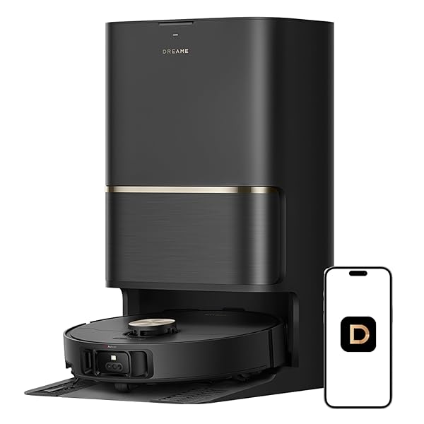 DREAME L50 Ultra Robot Vacuum and Mop White, 19,500Pa Suction, with Auto-Empty and Mop Self-Cleaning, Precise Obstacle Avoidance, HyperStream Detangling DuoBrush