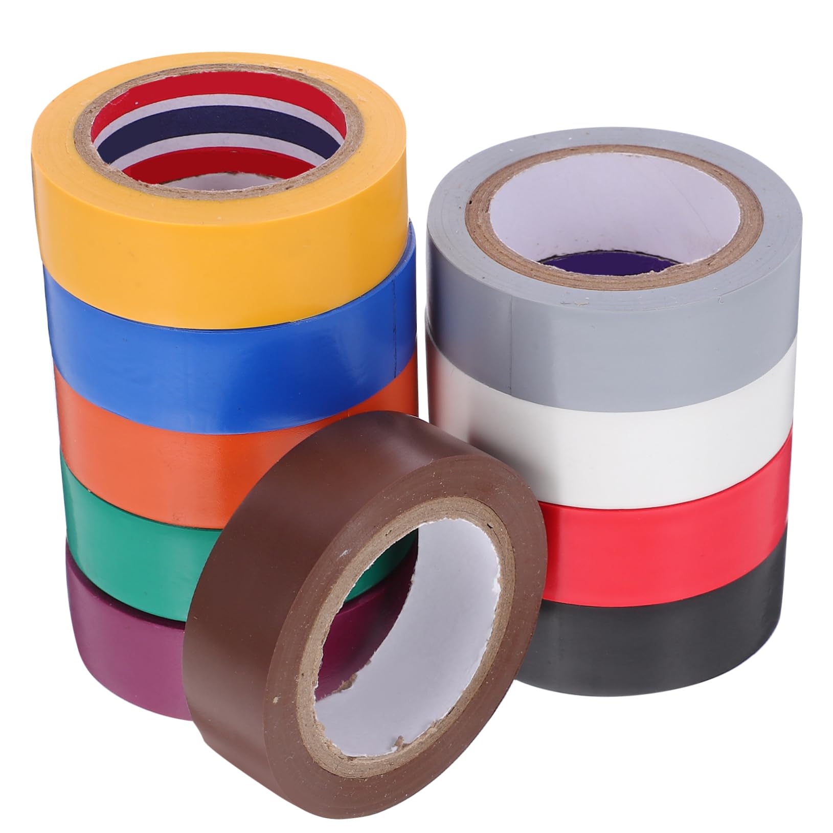 ULTECHNOVO 40rotoli Isolante Per Elettricisti e Riparazioni Resistente Temperature e Multi-colore Per Organizzazione e