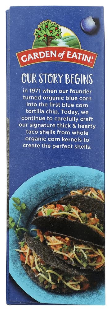 Garden of Eatin' Taco Shells, Blue Corn, 5.5 oz. (Pack of 12)