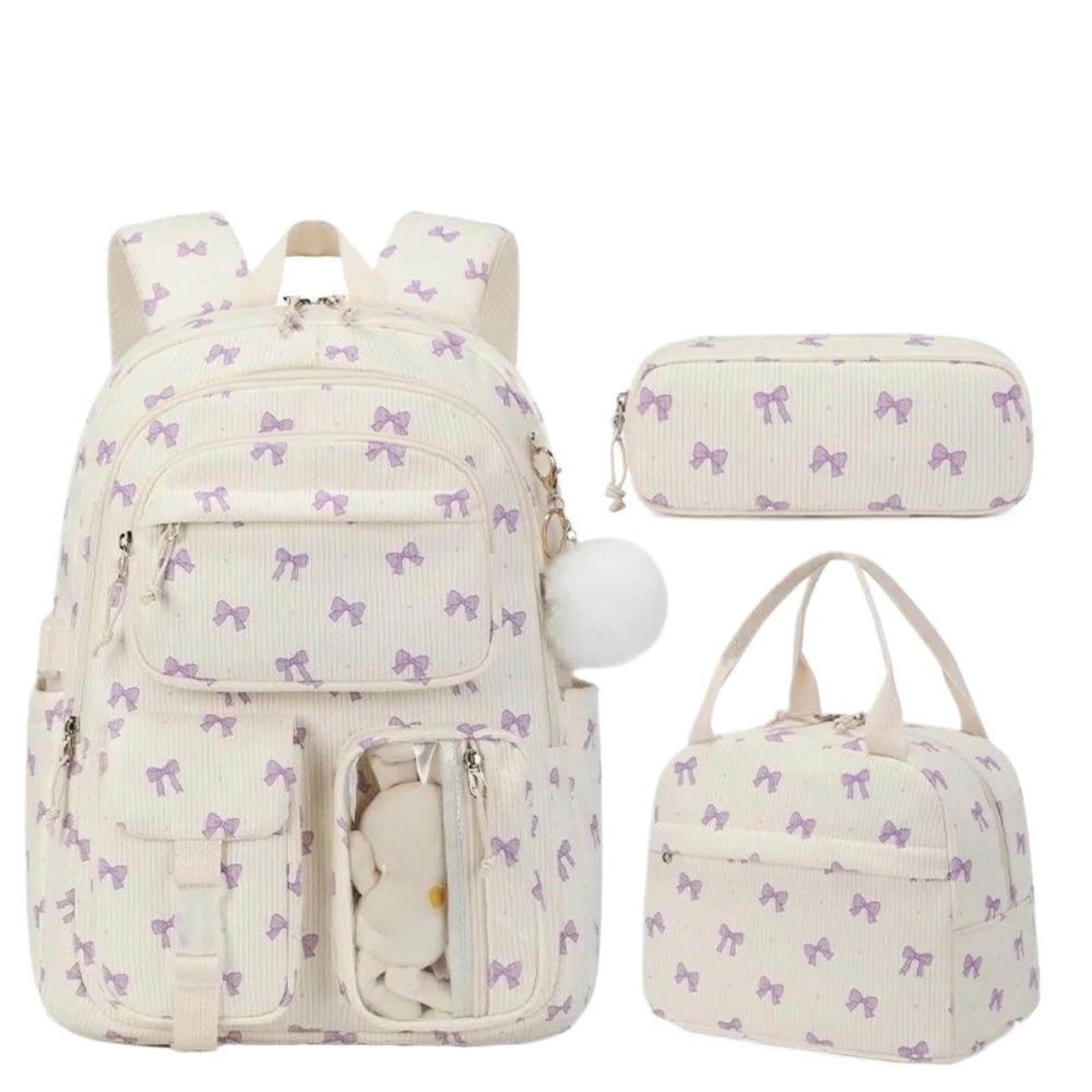 3 Unids/set Bolsas De Bolsillos Transparentes for Mochila Mujer(Color 4)