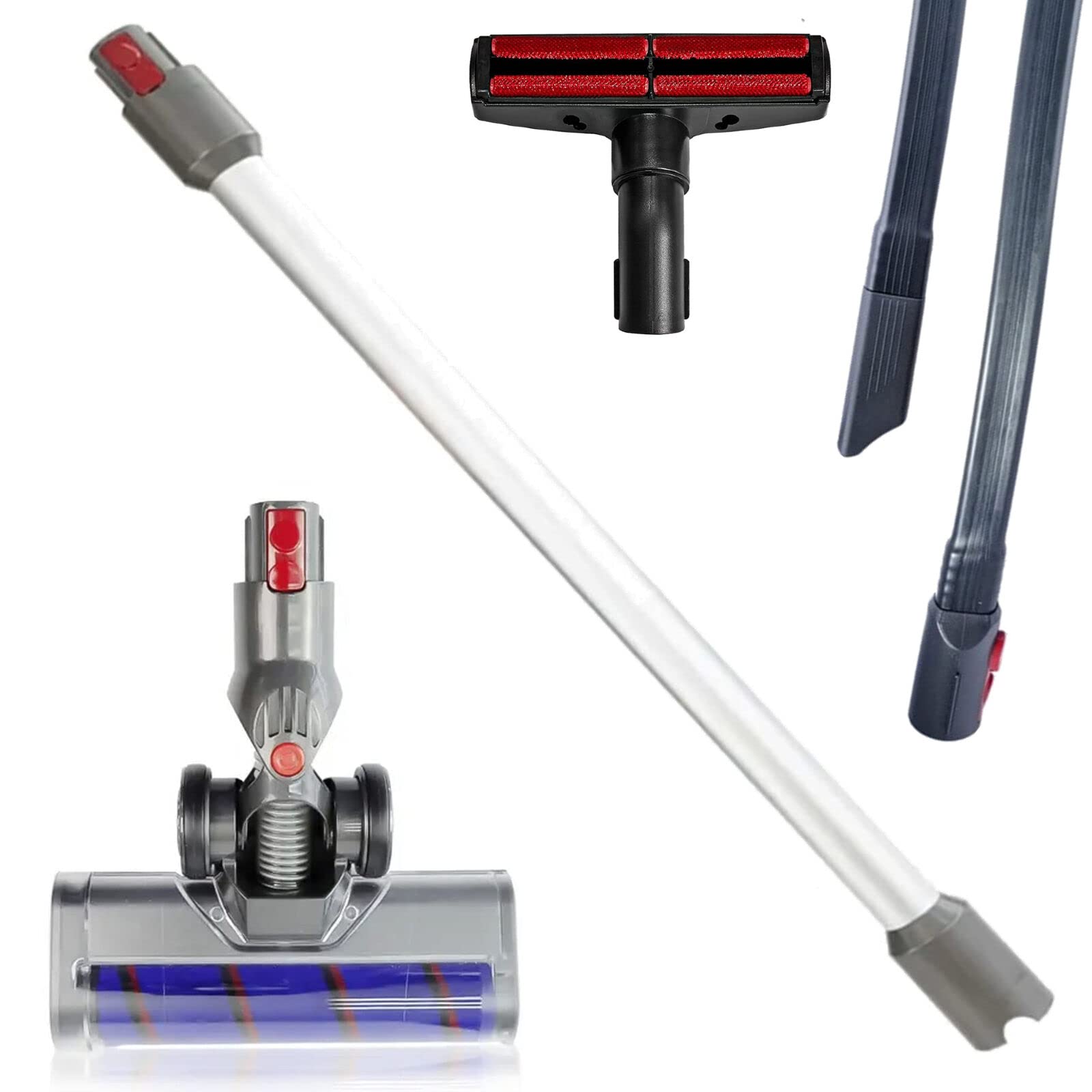 Dysza turbo + rura + ssawka do tapicerki + ssawka do odkurzacza Dyson V7 V8 V10 V11 V15 zestaw akcesoriów do odkurzacza szczotka turbo rura do odkurzacza