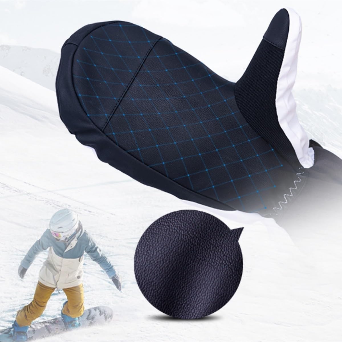 Rękawice Zimowe Męskie I Damskie Rękawiczki Narciarskie Rękawiczki Na Palce Snowboard Sporty Zimowe Ciepłe Narciarstwo Rękawice Sportowe
