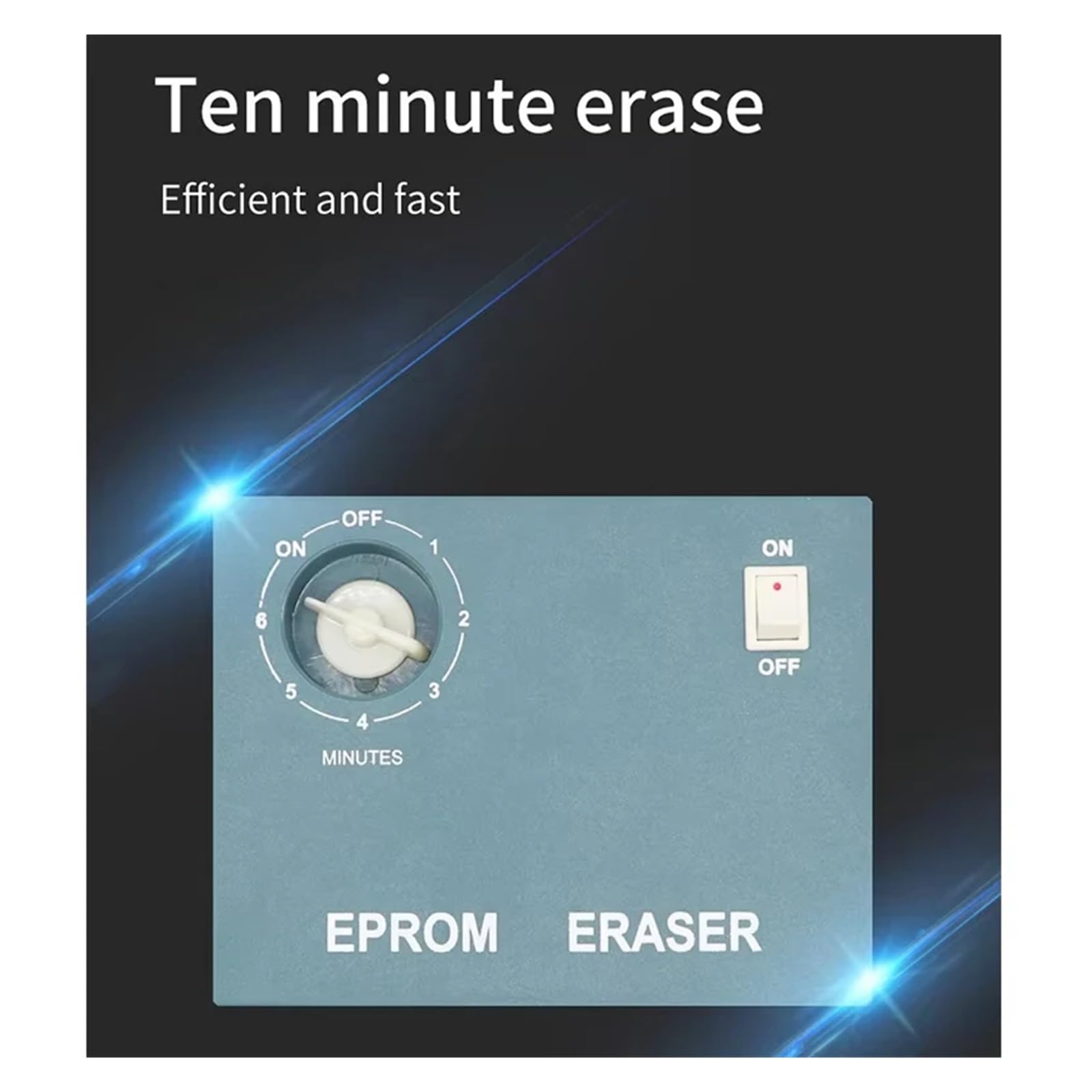 Effaceur EPROM UV Minuterie effaçable à la lumière ultraviolette Puces semi-conductrices Effacement du rayonnement Données des puces Pour une utilisation DIY