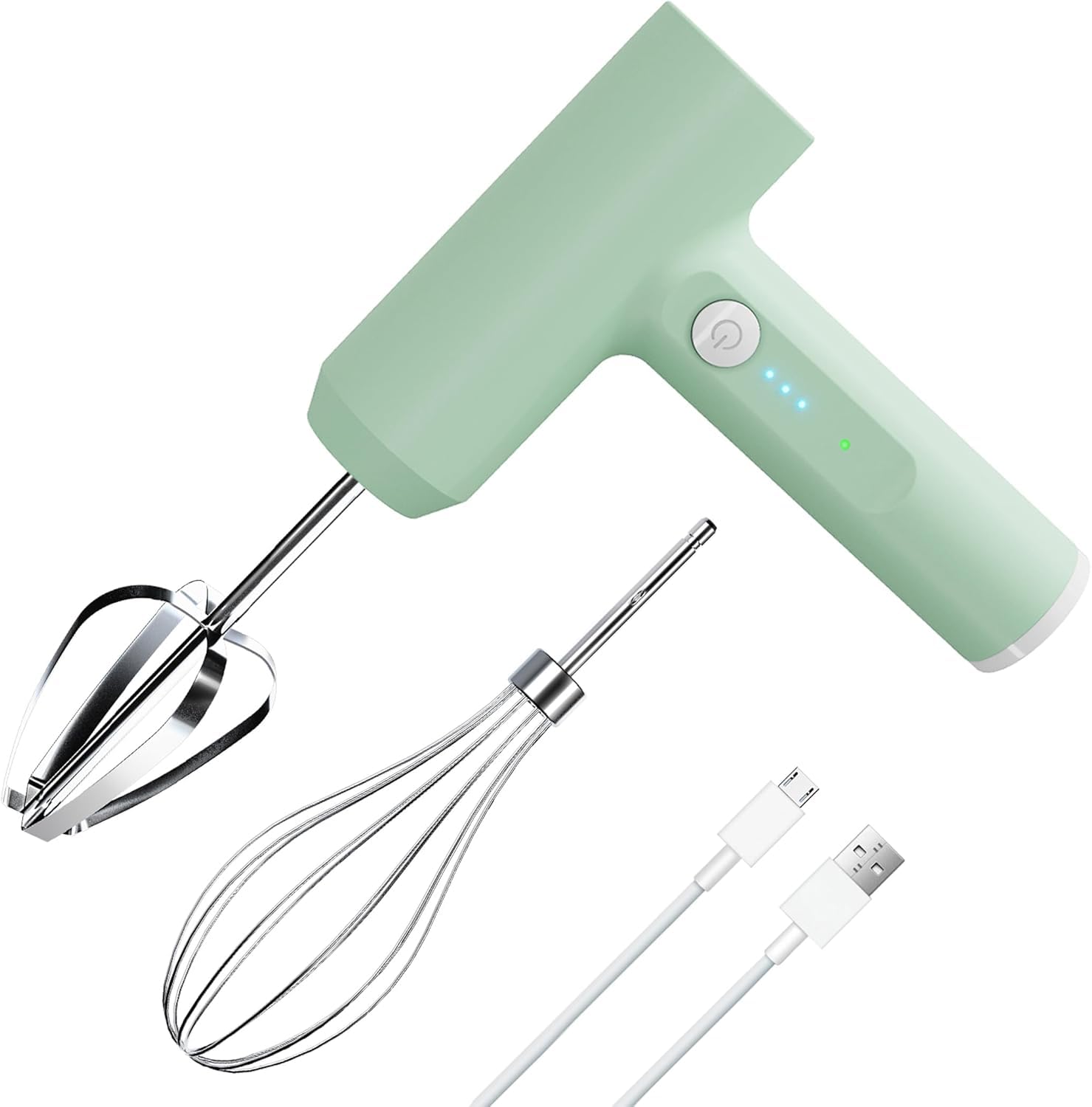 drumstone 15 𝒀𝒆𝒂𝒓𝒔 𝑾𝒂𝒓𝒓𝒂𝒏𝒕𝒚 electric handheld mixer with 3 speed adjustment, compact portable kitchen mixing tool with steel whisk for eggs, baking, blending and daily cooking