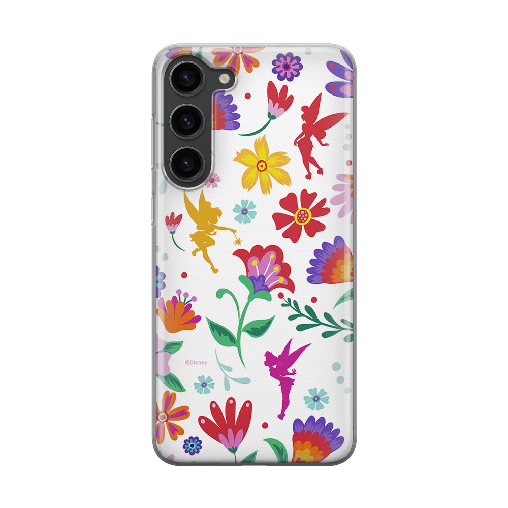 ERT GROUP mobile phone case for Samsung S23 original and officially Licensed Disney pattern Tinker Bell 001 optimally adapted to the shape of the mobile phone, case made of TPU