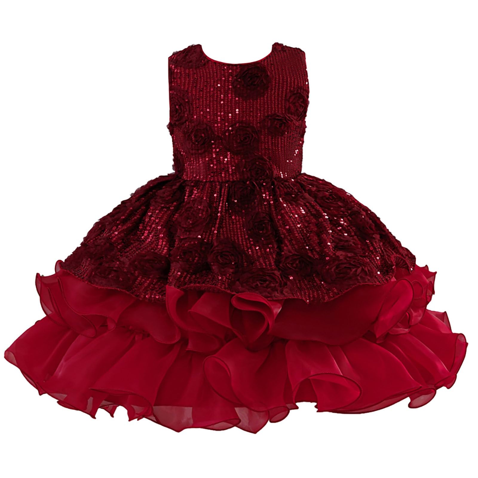 Vestidos para niñas, falda para niños, vestidos de niña, vestido de noche elegante, vestido de noche para niñas, color rosa, con lentejuelas, holgado, vestido de cumpleaños infantil, 6-13 años