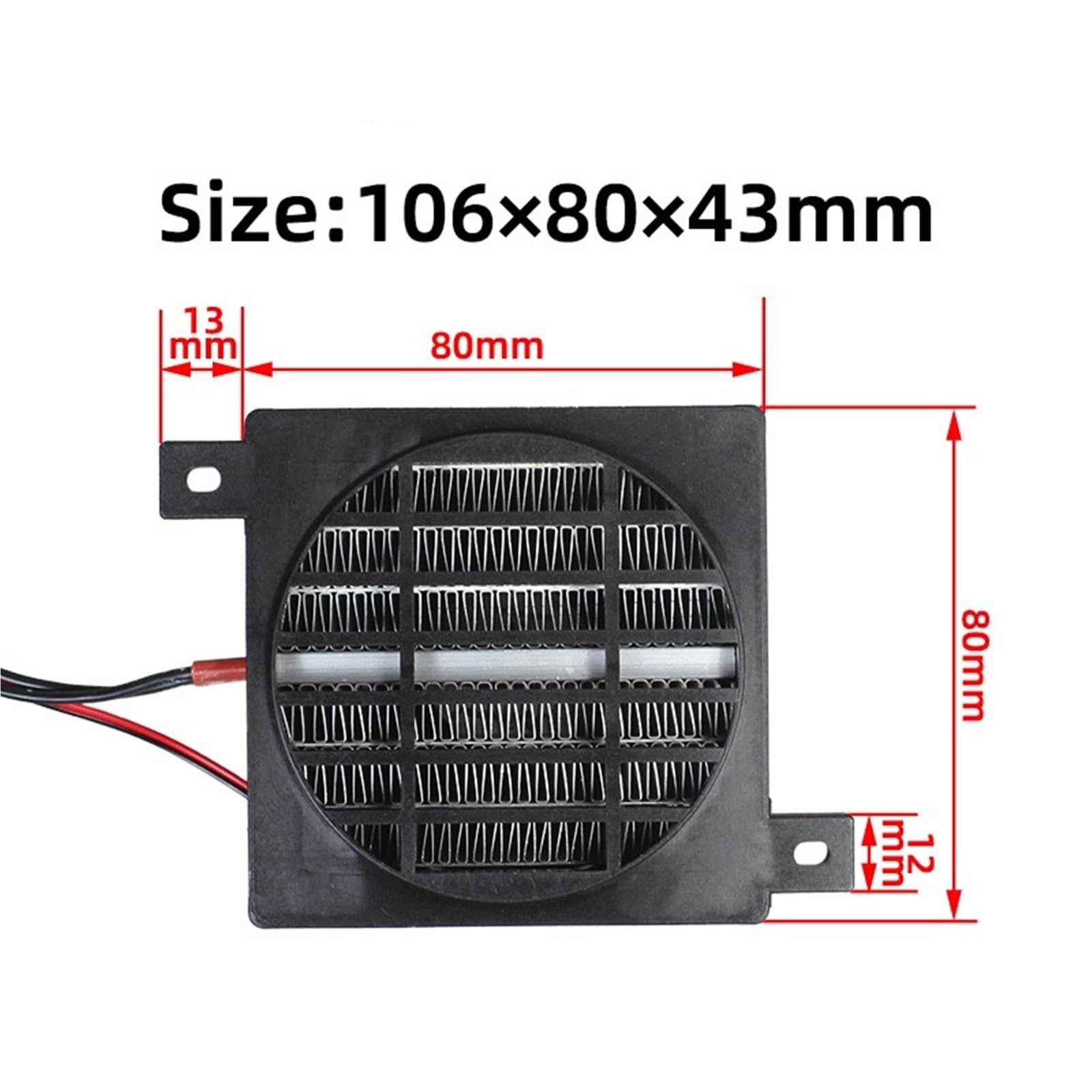 Grzejnik termiczny 220 V 200 W i wentylator do inkubatorów i klimatyzatorów