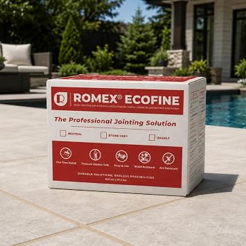 Rompox Easy ecofine 12.5 kg   The 1K paving joint mortar for narrow joints from 3 mm, ready to use, weed-proof