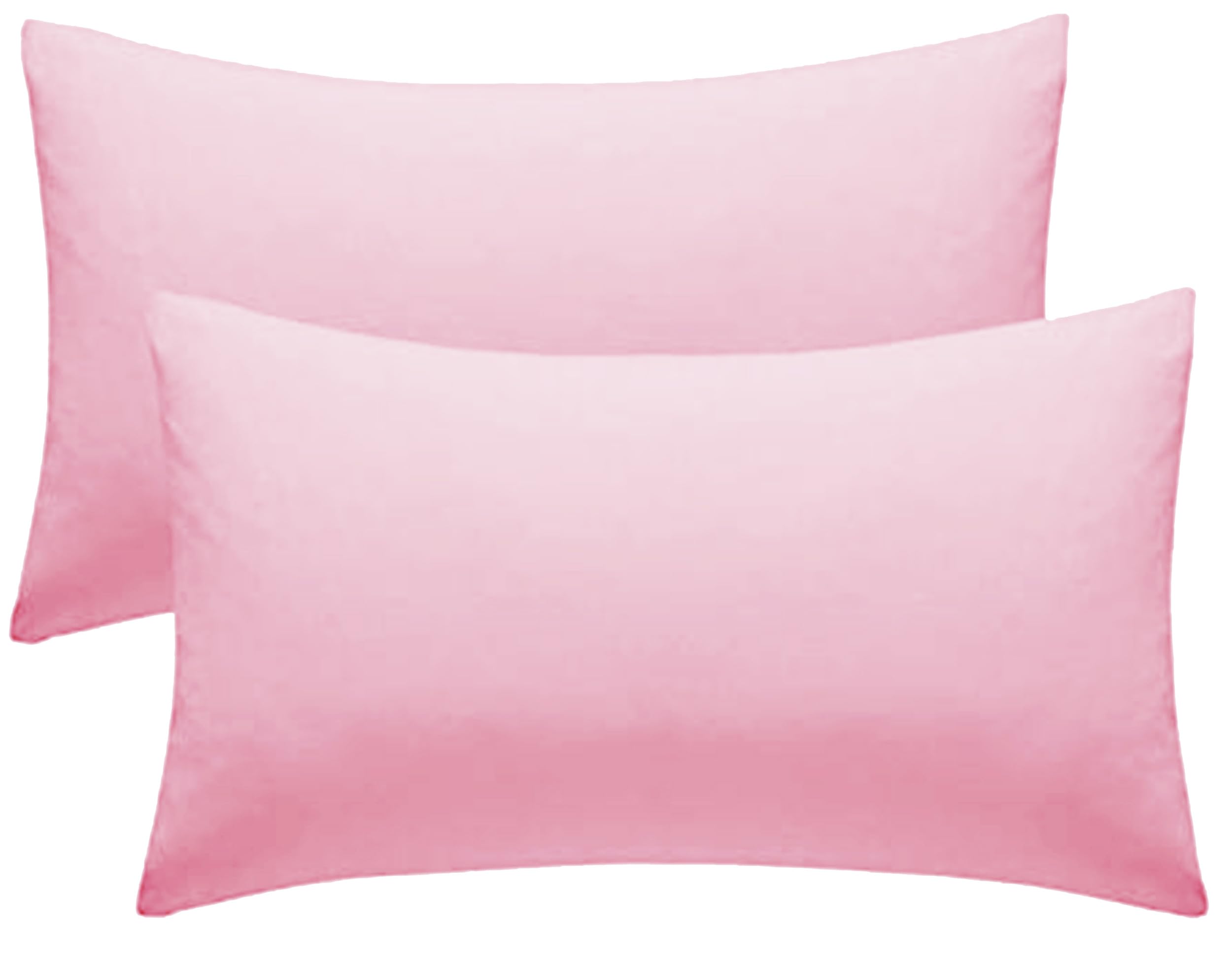 DN Collection Pillow Cases 2 Pack, Pink, 2 Pillow Cases