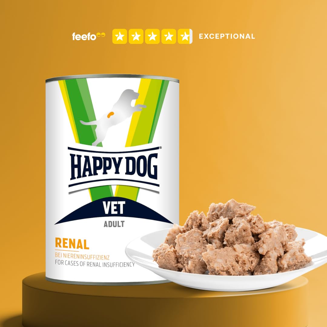 Happy Dog VET Diet Renal 6 × 400 g – Veterinary Kidney‑Support Dry