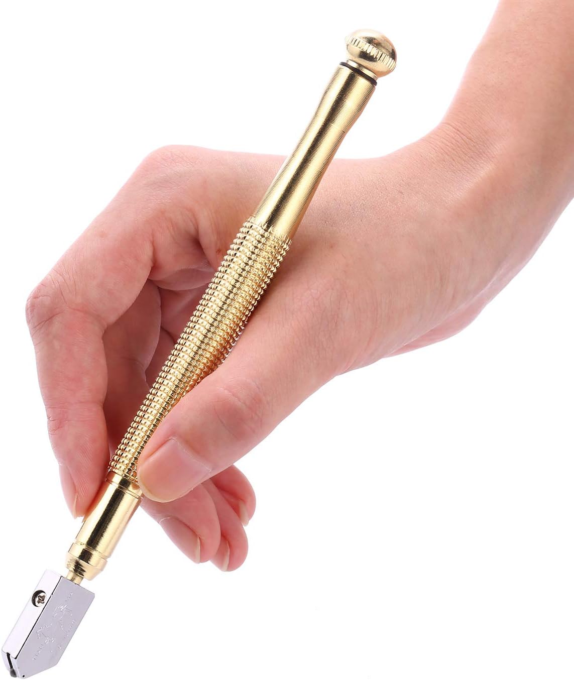 Glass Cutter, Extra Replacement Head and Oil Dropper