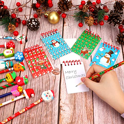 Set de 24 lápices navideños y mini cuadernos HOWAF miniatura 5