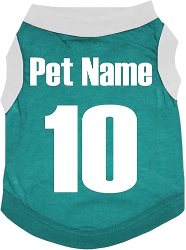 Miniatura 3 de Petitebella Personalize Camiseta para perro cachorro con tema nacional (Miami, M)