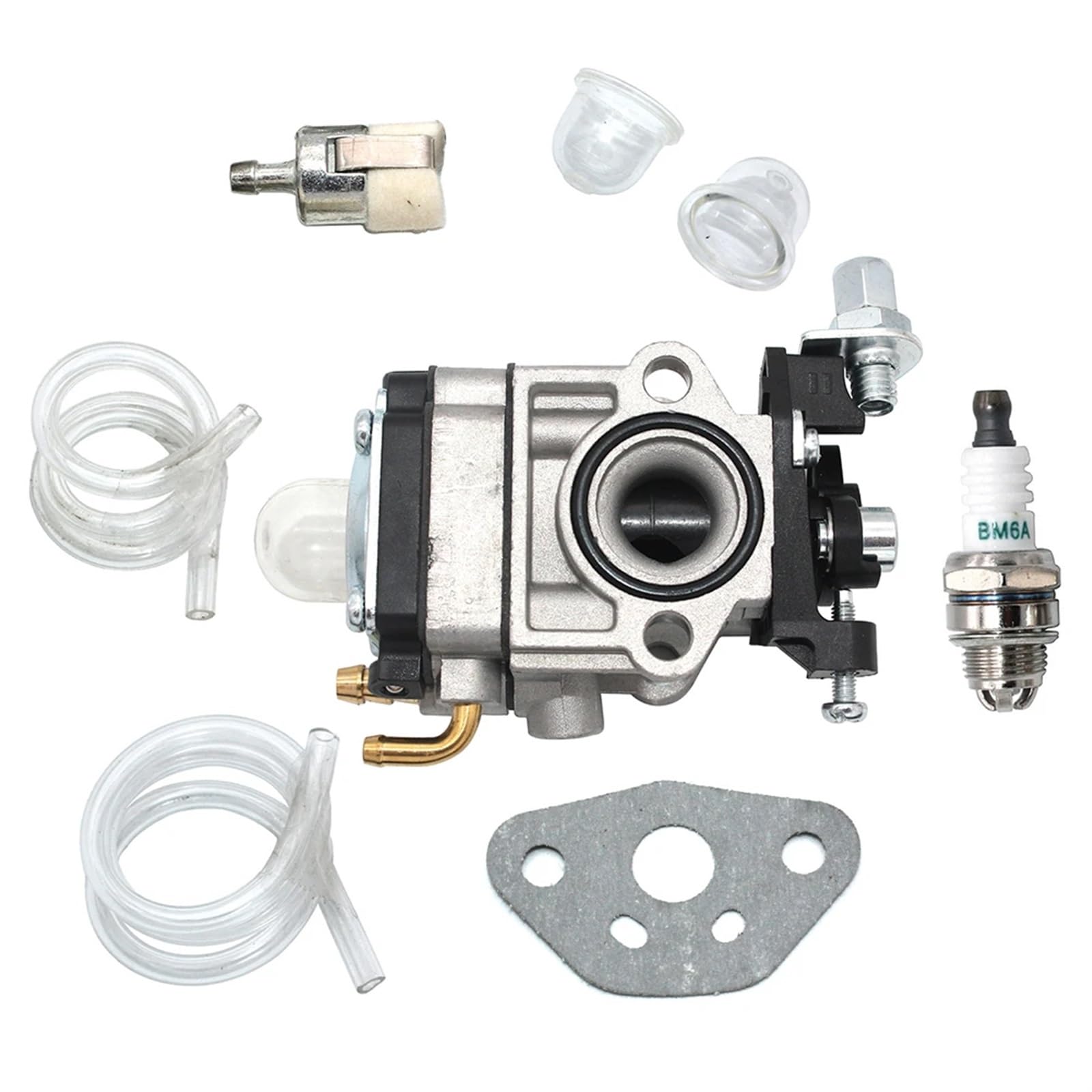 Conjunto carburador automóvil Carburador para 125E 125R 125LD 125RD 132L 132LD 132RD 132R Kit de repuesto desbrozadora
