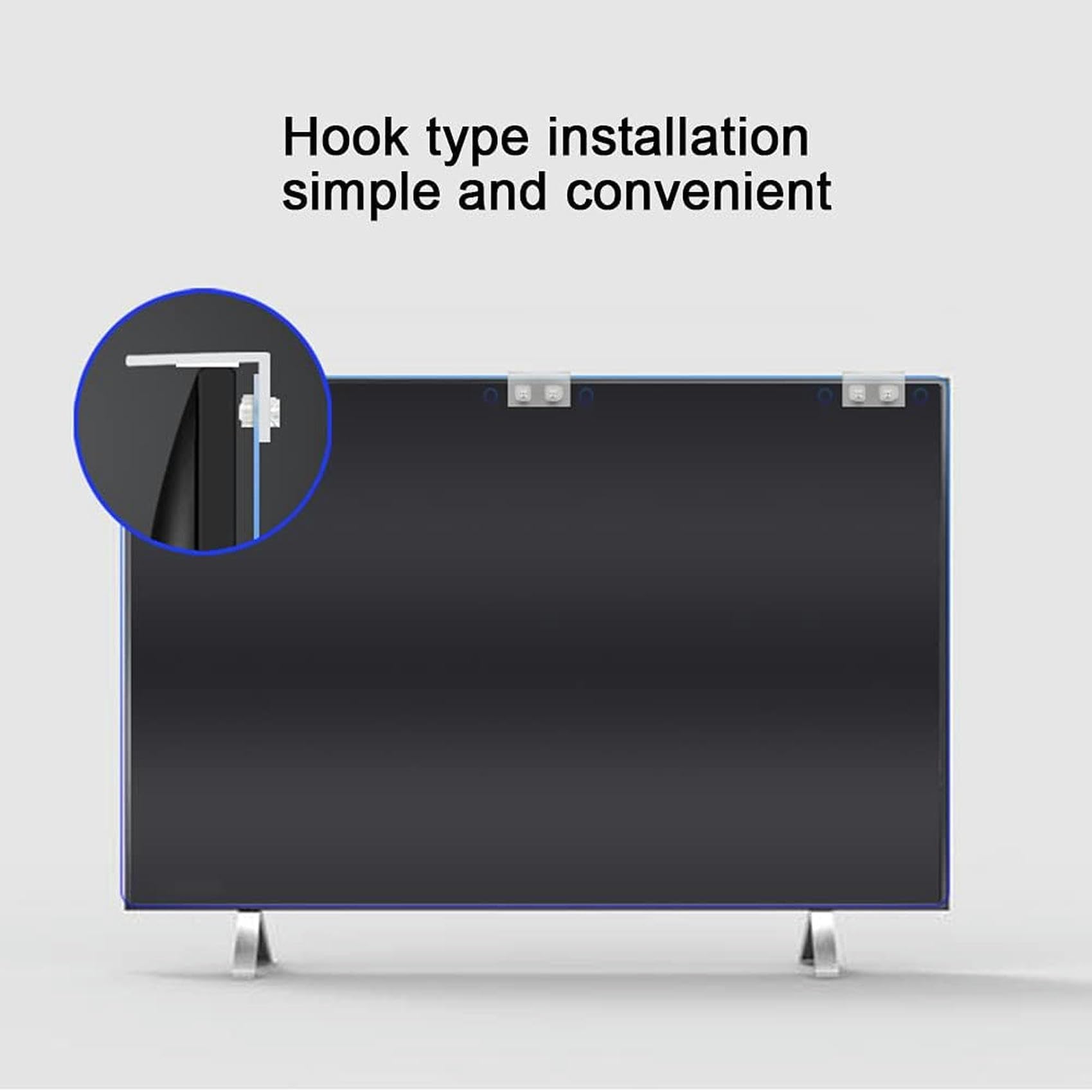 Protection D'Écran TV 32-65 Pouces, Anti-Lumière Bleue, Anti-Rayures, Anti-Traces De Doigts, pour Écrans LCD, LED, OLED 4K, QLED Et Incurvés, 65 Pouces