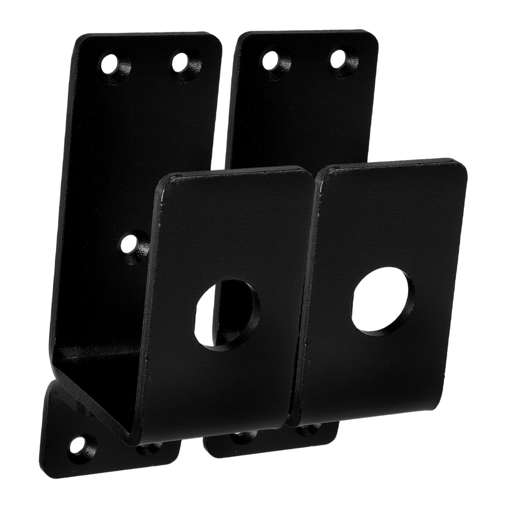 Support de Barre de Porte Robuste en Acier au Carbone, Modèle en U, pour Sécurité Renforcée la Maison Appartement