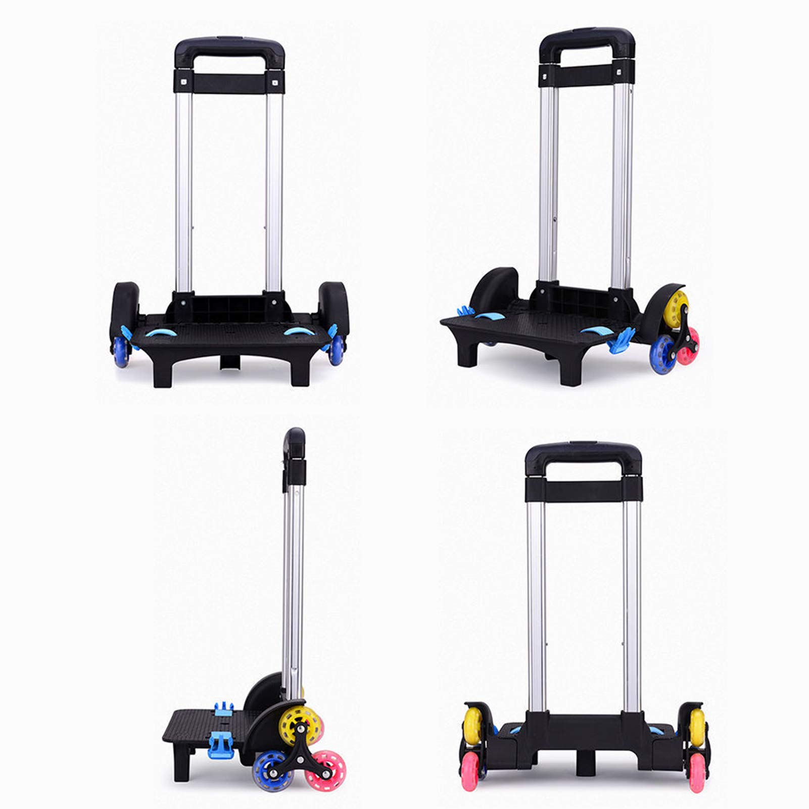 Buy Backpack Trolley, Wheeled Trolley Aluminium Alloy Foldable Hand