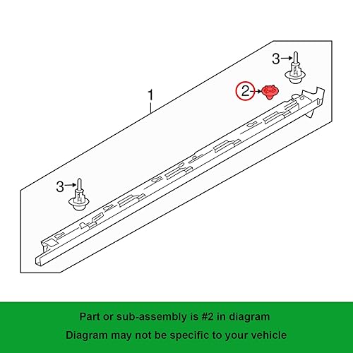 Miniatura 4 de OAUTOO Clip de moldeo basculante con sellador para BP4L-51-SJ3 Mazda 2, 3, 5, 6, CX-3, CX-30, CX-5, CX-7, CX-9, MX-30, MX-5, RX-8 2004-On