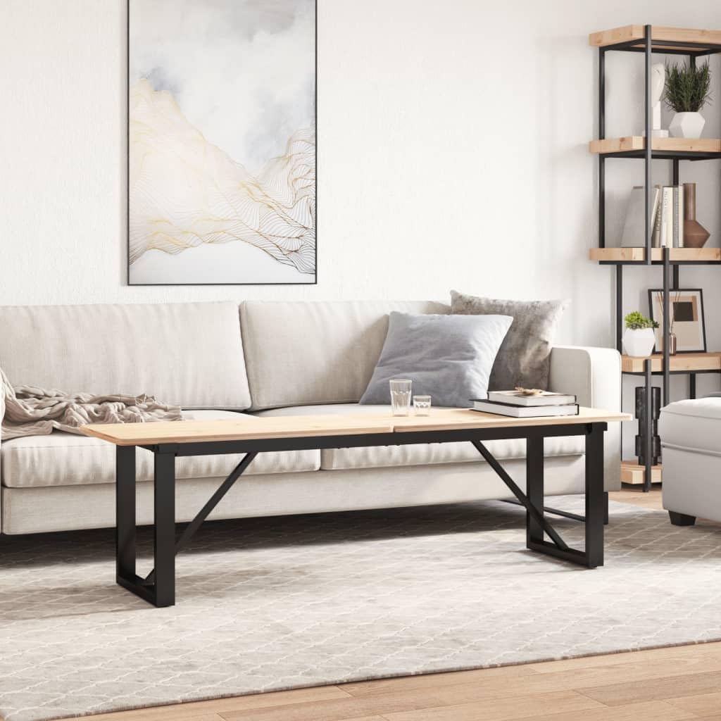 Base robuste pour meuble industriel et support stable de grande table