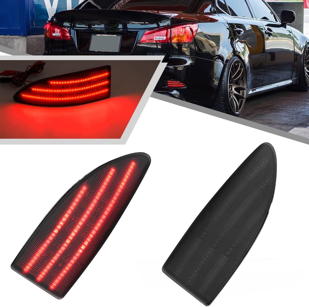 Sell Lexus 2014 IS IS250 IS350 Red Lens Bumper Reflector LED Tail Signal Brake Light In Hong - Foto 11