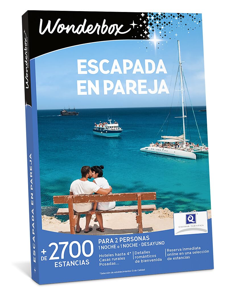 WONDERBOX - Caja Regalo - Escapada en Pareja - Una Estancia en hoteles románticos, masías, hospederías, Casas Rurales en la montaña - Ideas Regalo Pareja Original