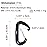 Azarxis Carabiner Clips, 12 kN Aluminium D Ring Heavy Duty Lightweight Caribeaners Key Chains for Hammock, Camping, Hiking, Outdoor, Gym, Dog Leash, Backpack, Harness (12kN - Red - 4 PCS)