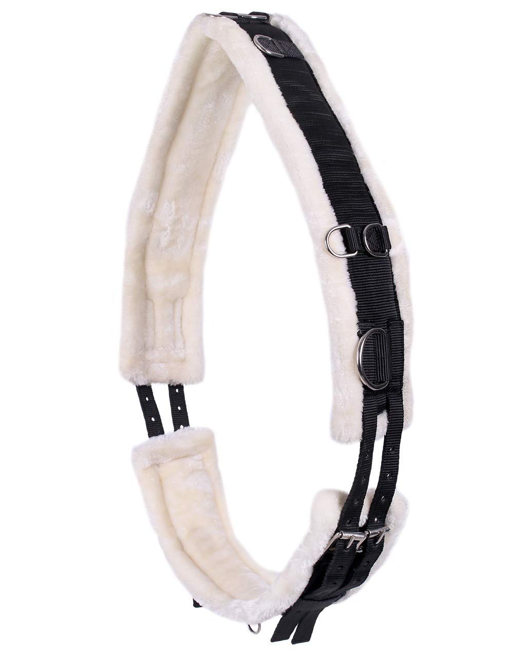 NETPROSHOP Longieren Zubehör Farbe Schwarz Wählen Sie: Zaum, Longe, Pad oder Gurt usw., Auswahl:Longiergurt, Groesse:Shetty