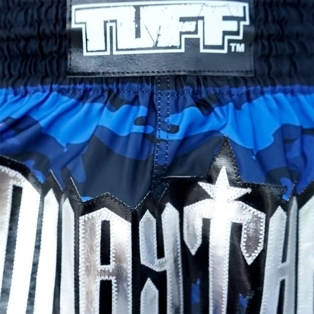 Tuff Sport Pantalones cortos de Muay Thai, pantalones cortos de boxeo, camuflaje, entrenamiento, gimnasio, ropa