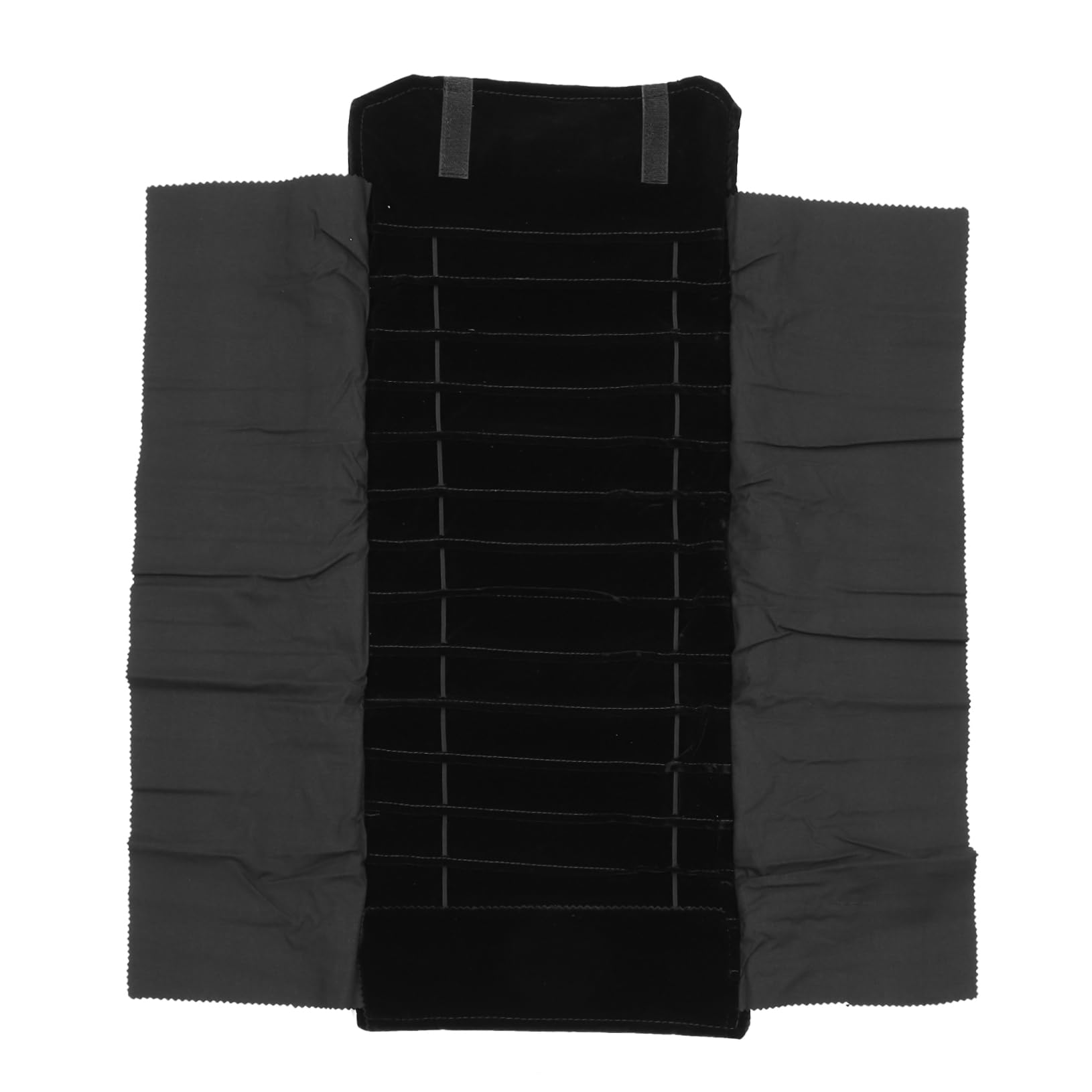 PRETYZOOM Jewelry Roll Bag Foldable Jewelry Case Travel Organizer Bag Soft Storage