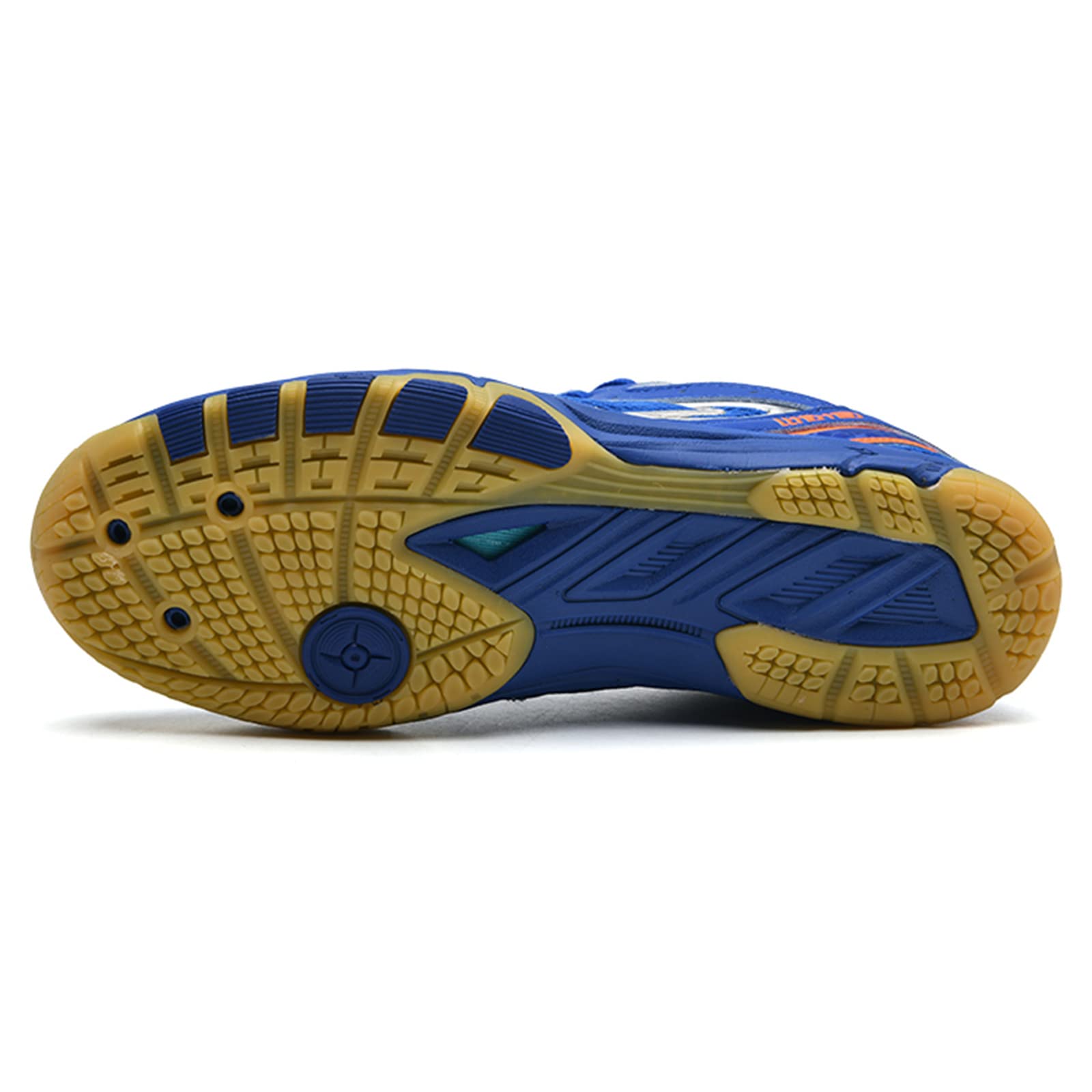 Zapatos De Tenis De Mesa para Hombres Y Mujeres Zapatillas Ligeras De Bádminton Transpirables para Adolescentes Y Estudiantes,Azul,45 EU